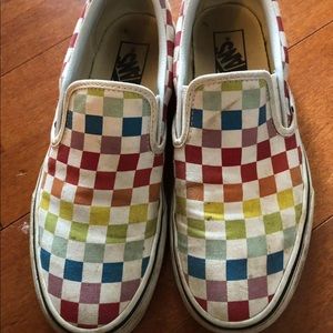Rainbow Vans Women’s Size 8